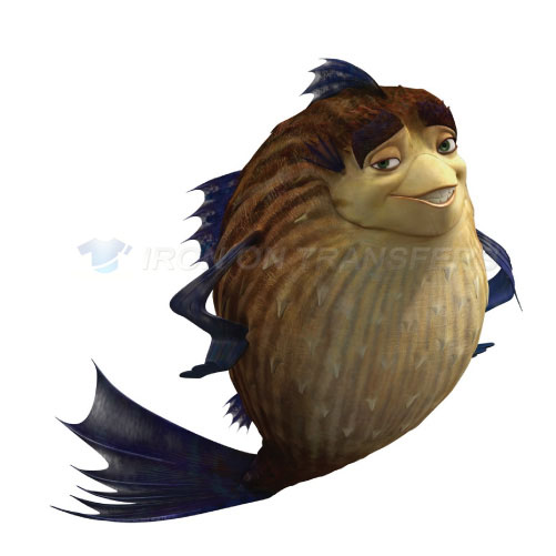 Shark Tale Iron-on Stickers (Heat Transfers)NO.3410